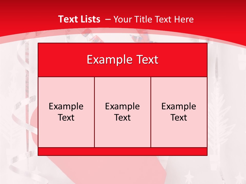 White Christmas Xmas PowerPoint Template