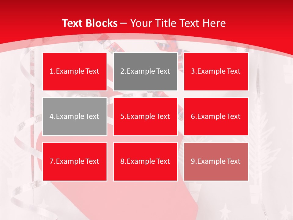 White Christmas Xmas PowerPoint Template