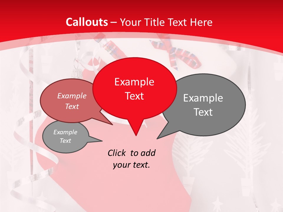 White Christmas Xmas PowerPoint Template