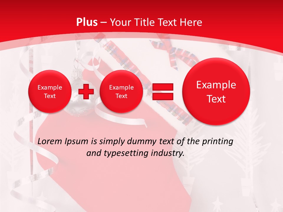 White Christmas Xmas PowerPoint Template