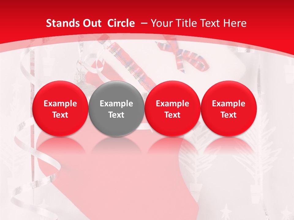 White Christmas Xmas PowerPoint Template