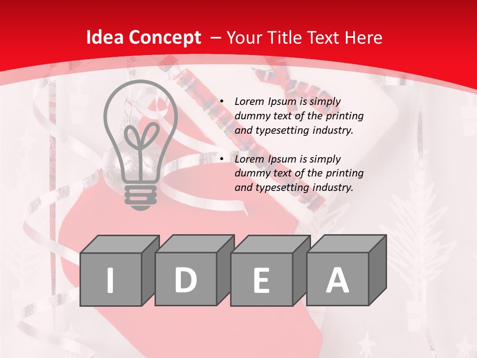 White Christmas Xmas PowerPoint Template