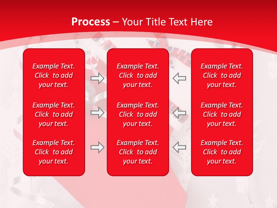 White Christmas Xmas PowerPoint Template