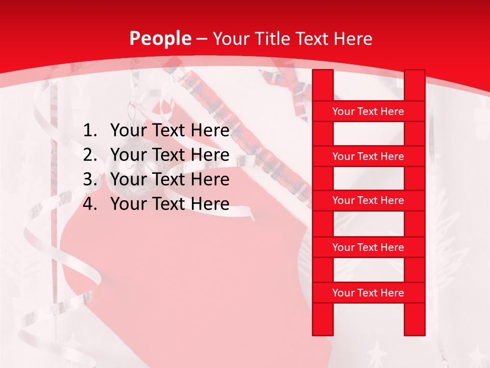 White Christmas Xmas PowerPoint Template