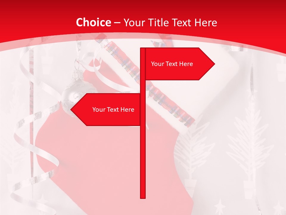 White Christmas Xmas PowerPoint Template