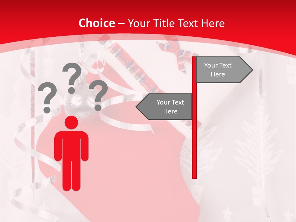 White Christmas Xmas PowerPoint Template