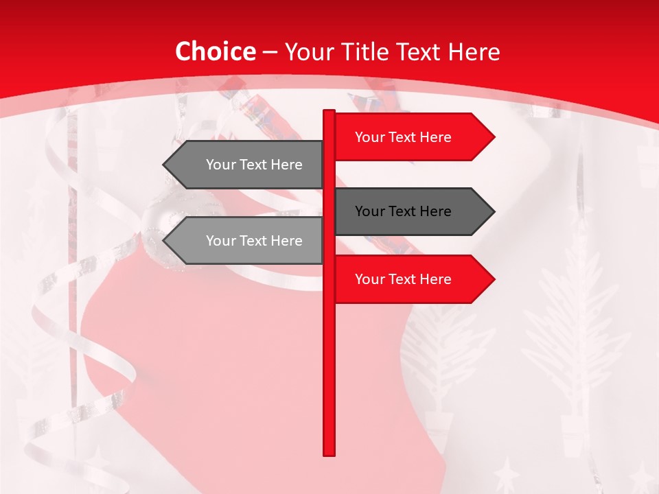 White Christmas Xmas PowerPoint Template