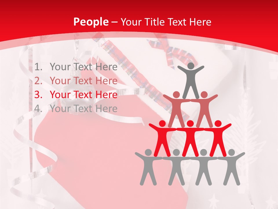 White Christmas Xmas PowerPoint Template