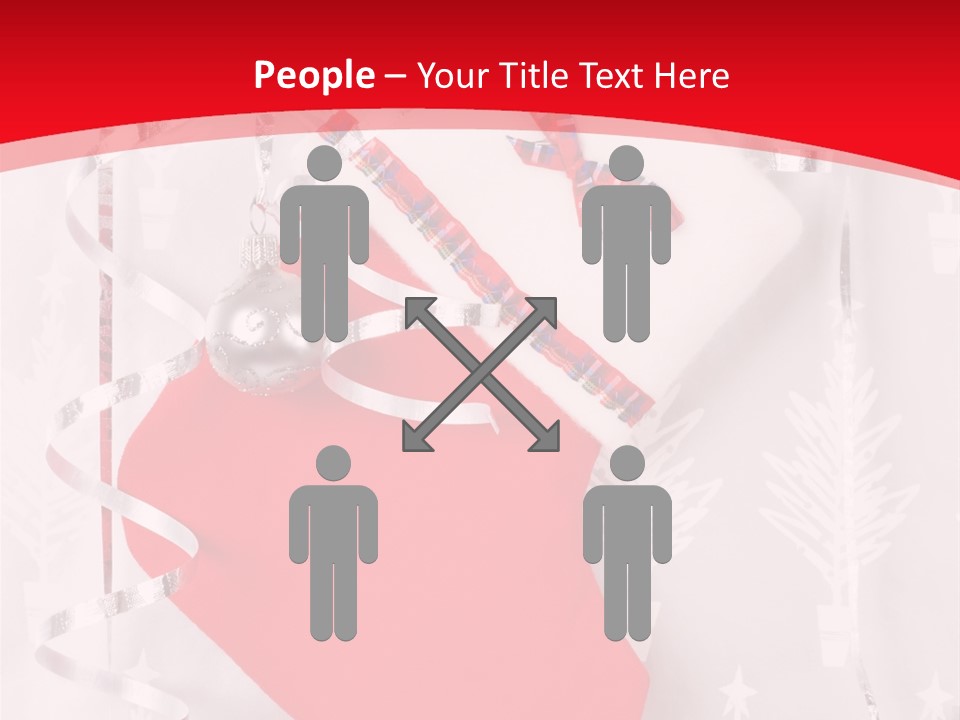 White Christmas Xmas PowerPoint Template