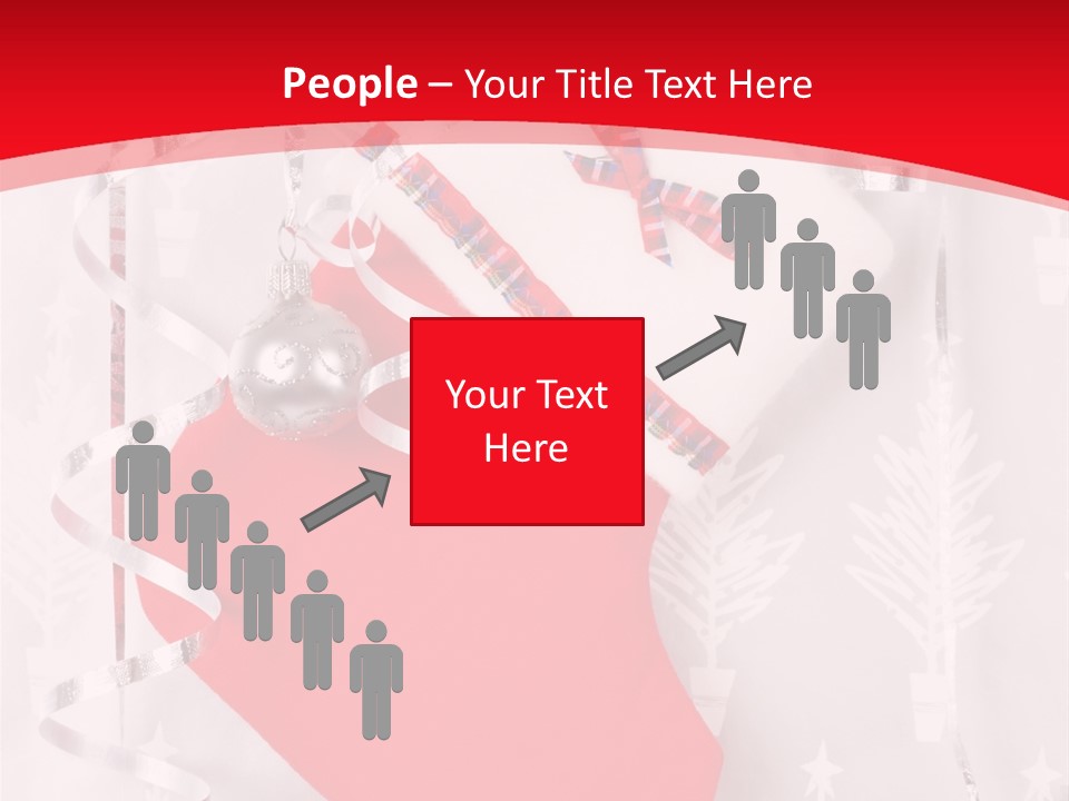 White Christmas Xmas PowerPoint Template