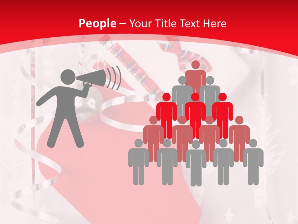 White Christmas Xmas PowerPoint Template