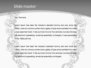 Clipart Vignette Template PowerPoint Template