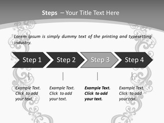 Clipart Vignette Template PowerPoint Template
