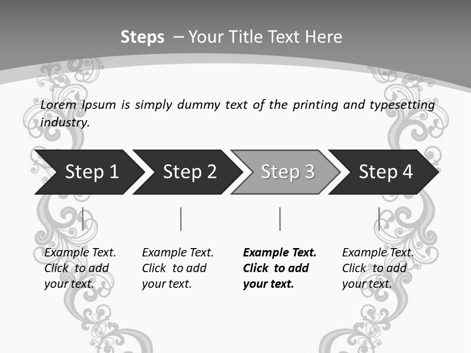 Clipart Vignette Template PowerPoint Template