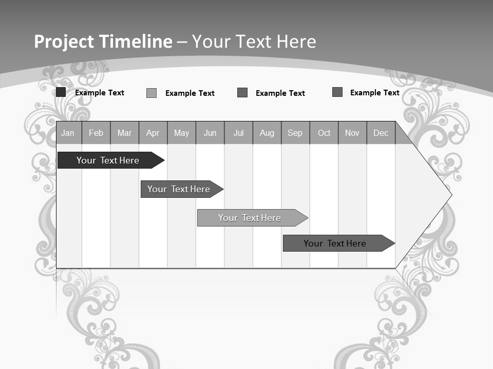 Clipart Vignette Template PowerPoint Template