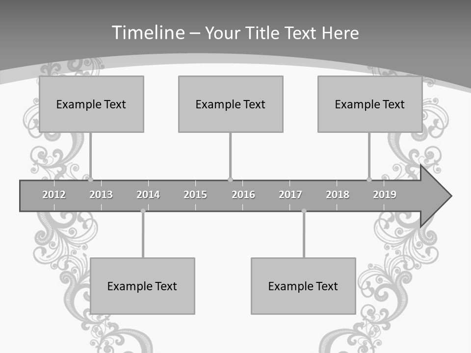 Clipart Vignette Template PowerPoint Template