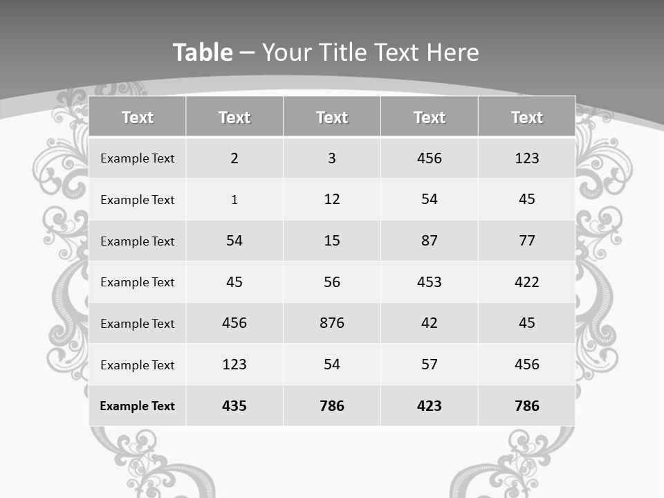 Clipart Vignette Template PowerPoint Template