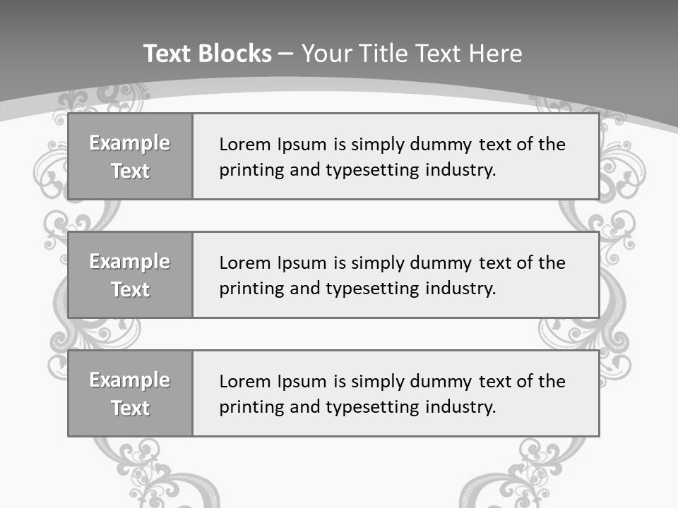 Clipart Vignette Template PowerPoint Template