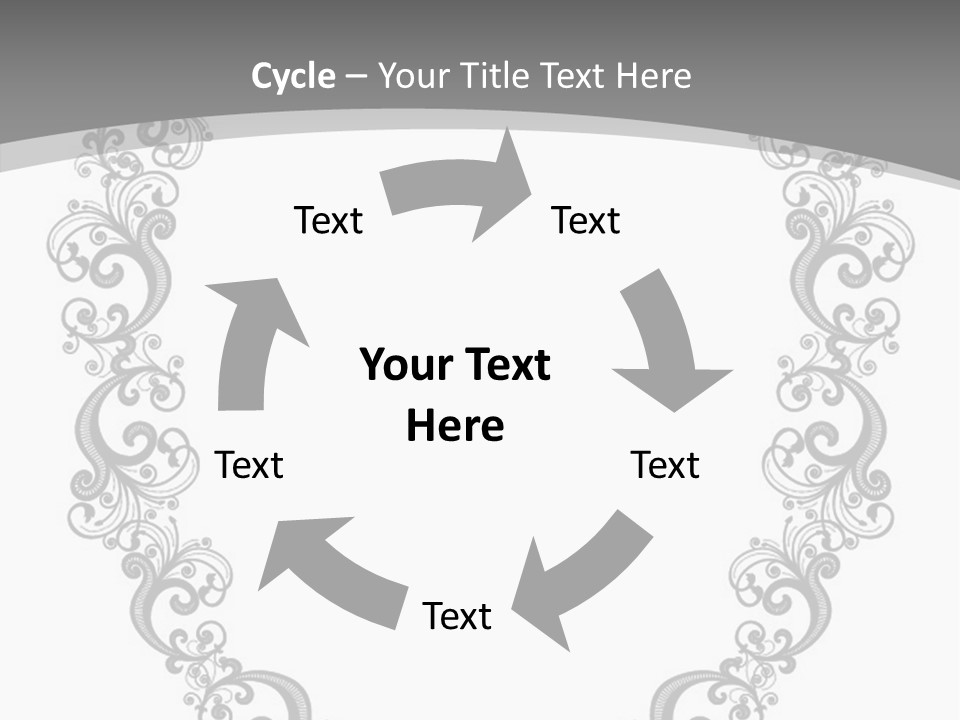 Clipart Vignette Template PowerPoint Template