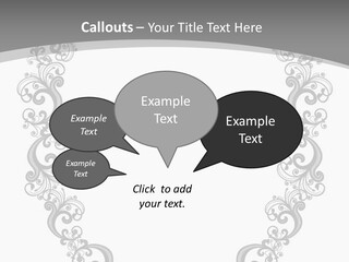 Clipart Vignette Template PowerPoint Template