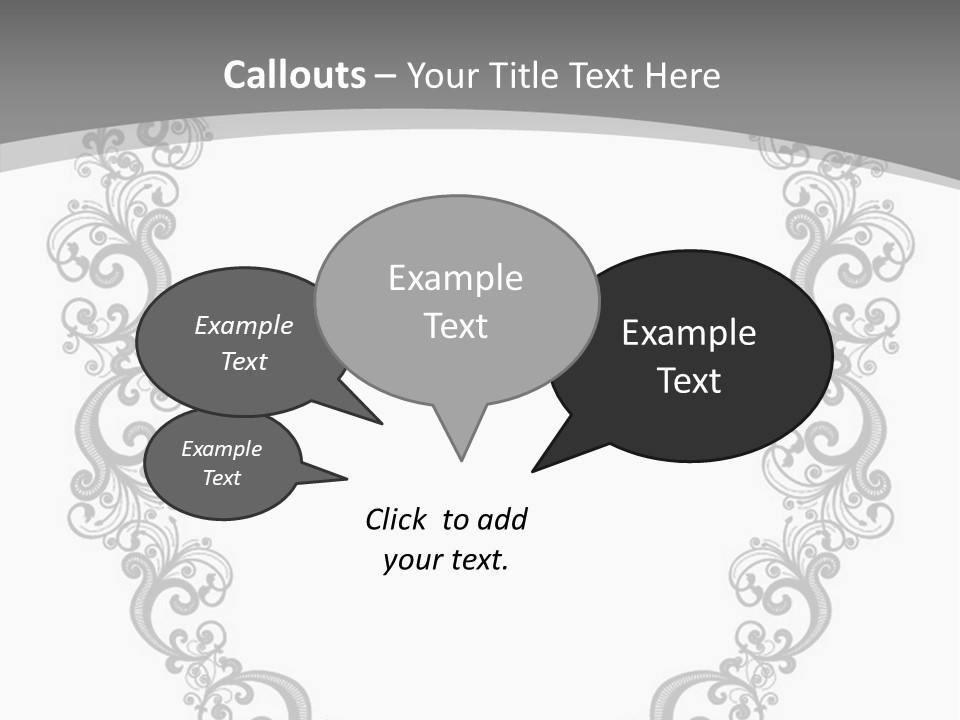 Clipart Vignette Template PowerPoint Template