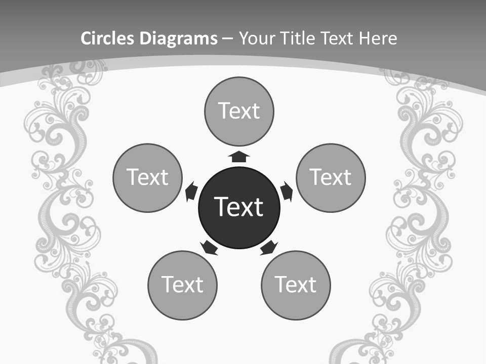 Clipart Vignette Template PowerPoint Template