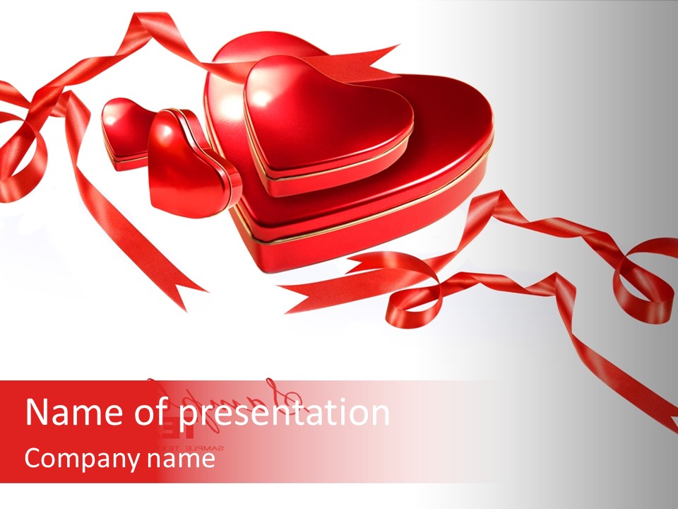 Present Passion Love PowerPoint Template