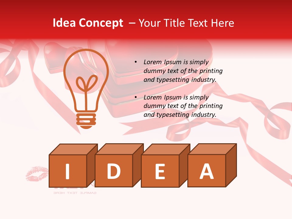 Present Passion Love PowerPoint Template