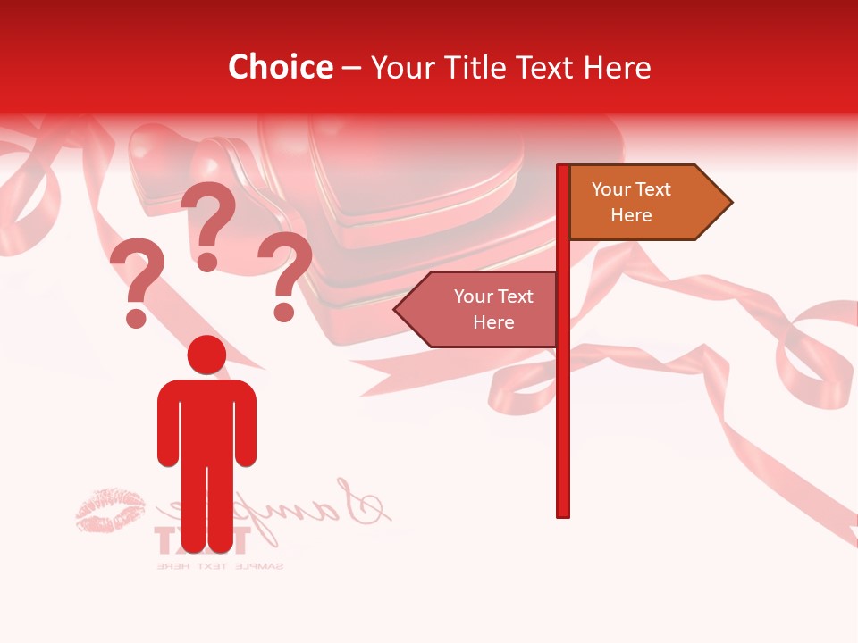 Present Passion Love PowerPoint Template