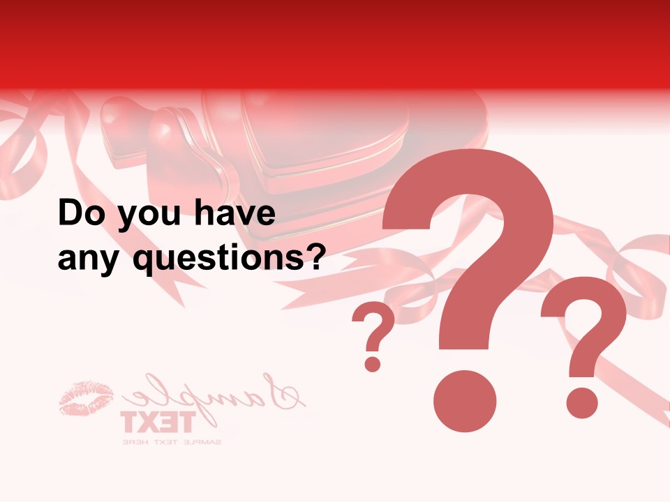 Present Passion Love PowerPoint Template