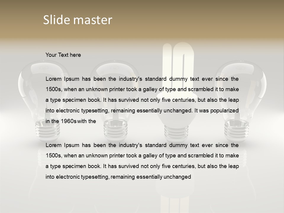 Economical Innovation Transparent PowerPoint Template