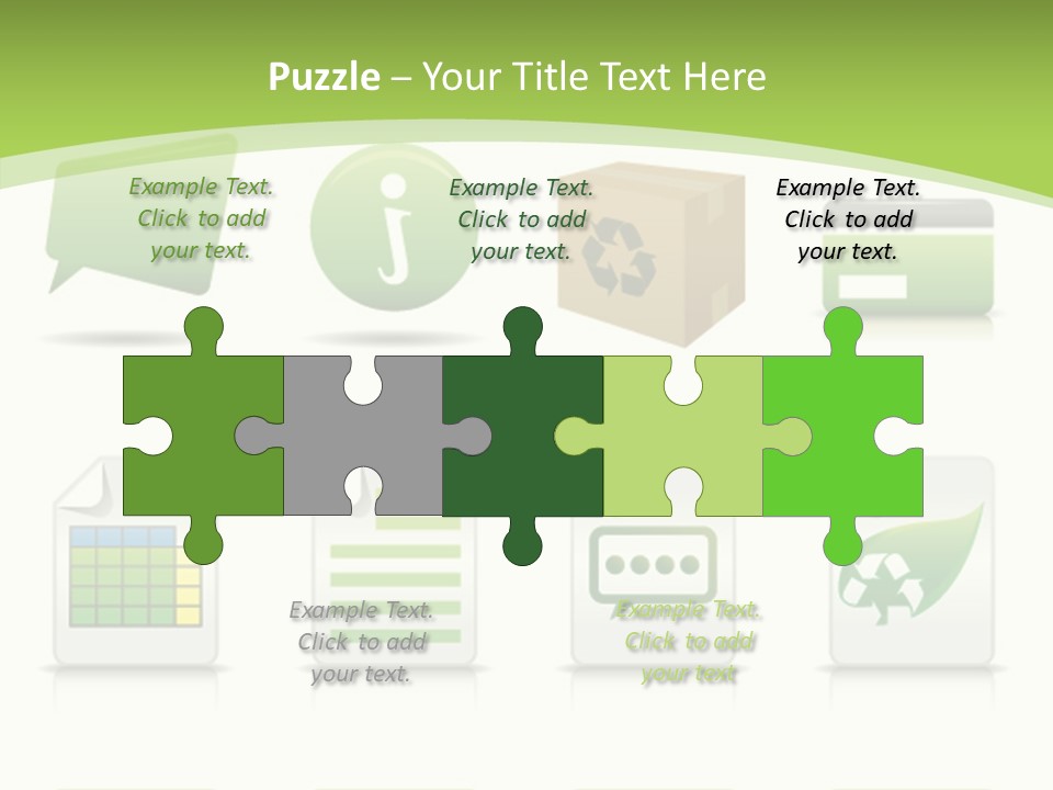 Doc Online Shopping Box PowerPoint Template