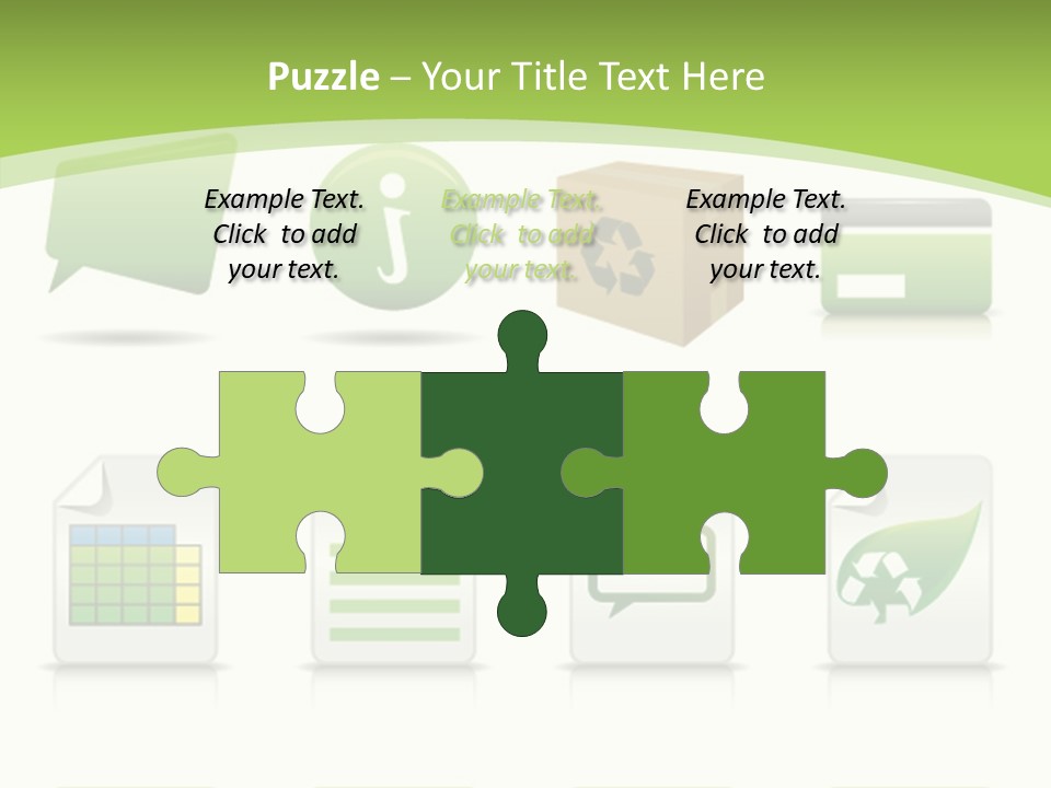 Doc Online Shopping Box PowerPoint Template