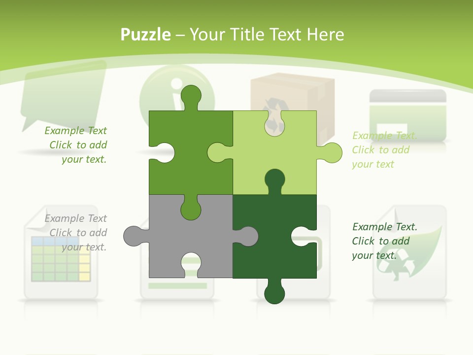 Doc Online Shopping Box PowerPoint Template