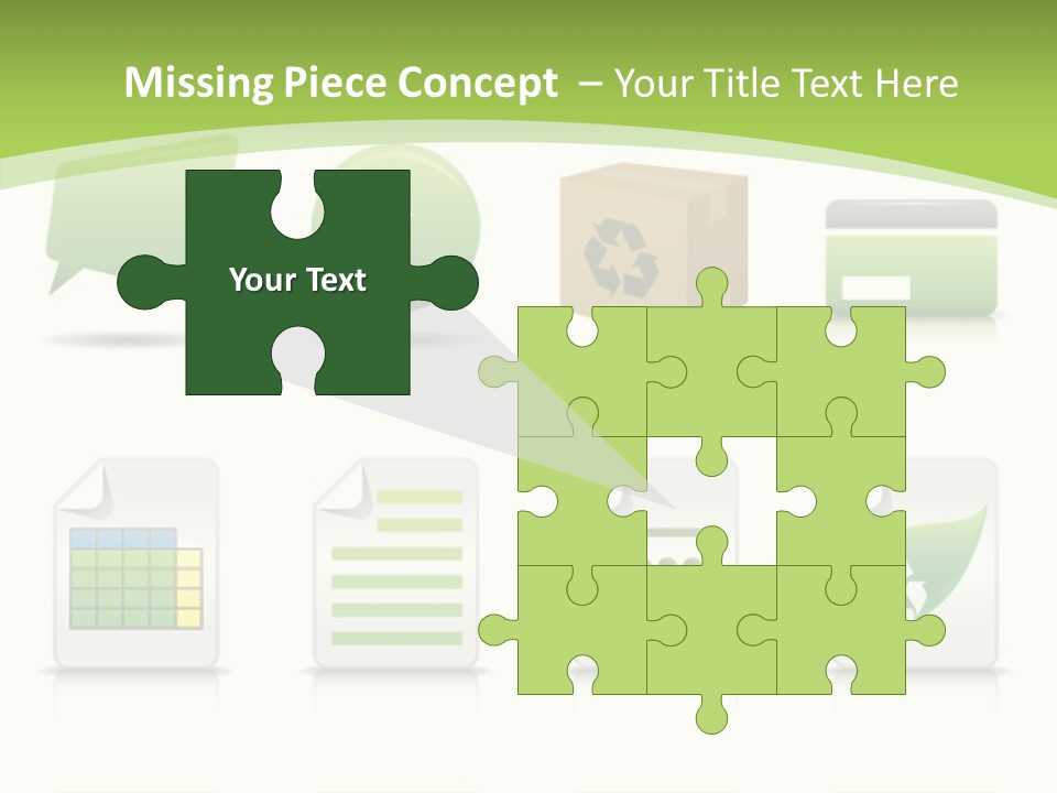 Doc Online Shopping Box PowerPoint Template