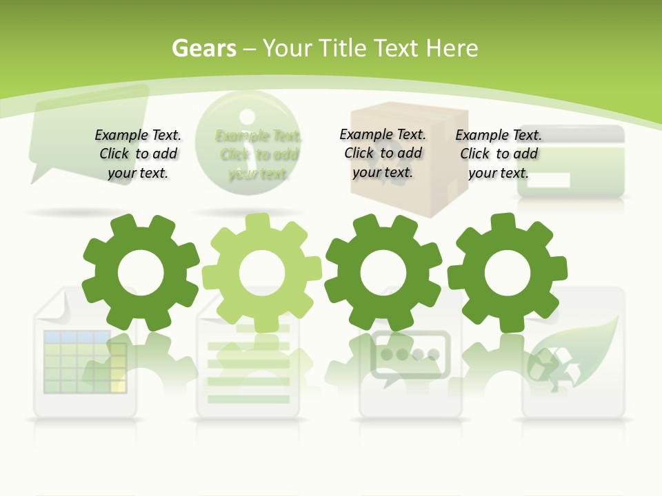 Doc Online Shopping Box PowerPoint Template