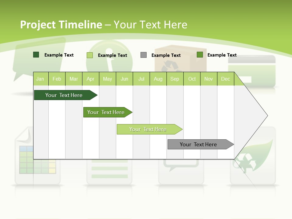 Doc Online Shopping Box PowerPoint Template