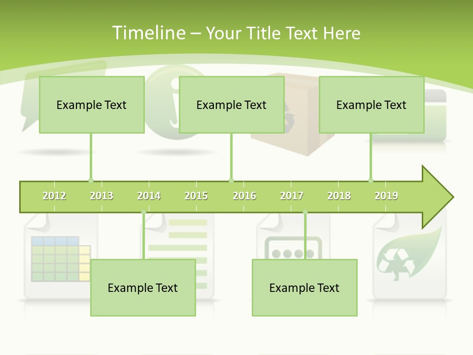 Doc Online Shopping Box PowerPoint Template