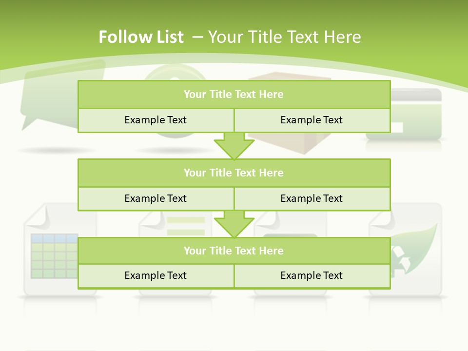 Doc Online Shopping Box PowerPoint Template