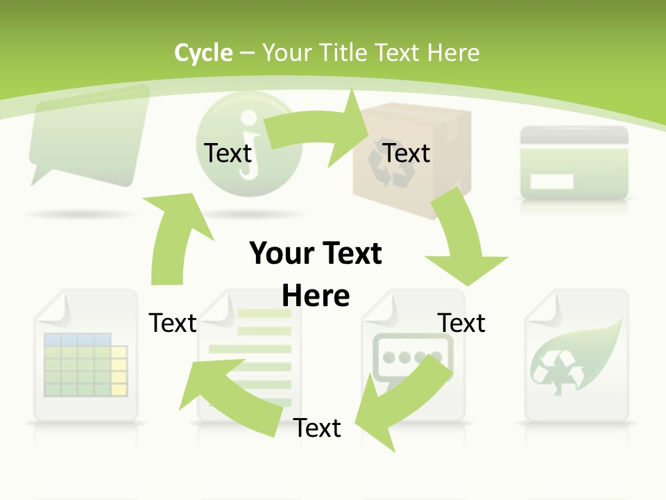 Doc Online Shopping Box PowerPoint Template