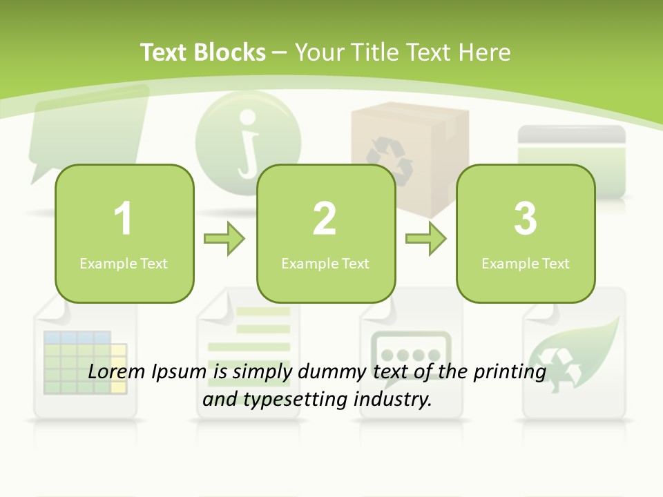 Doc Online Shopping Box PowerPoint Template