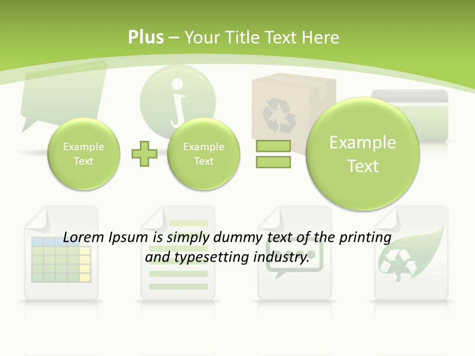 Doc Online Shopping Box PowerPoint Template