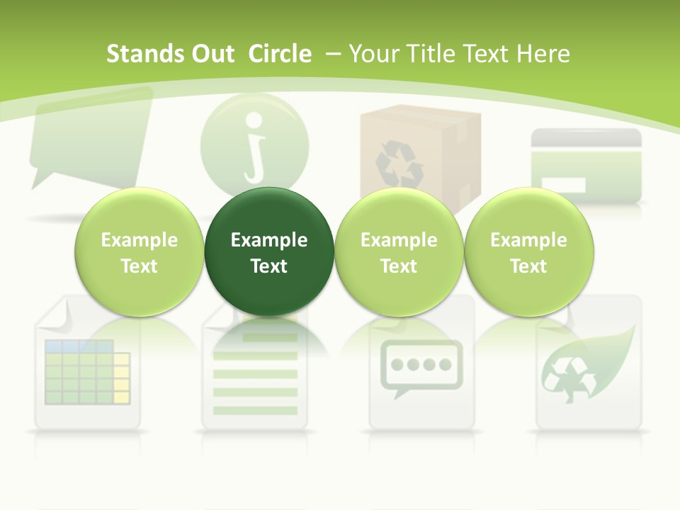 Doc Online Shopping Box PowerPoint Template