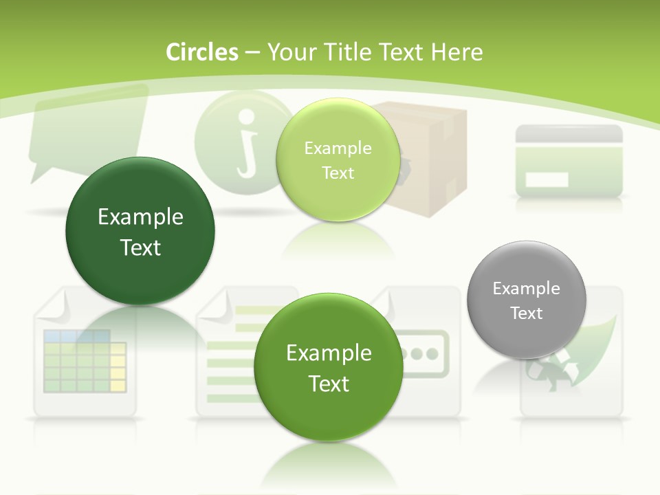 Doc Online Shopping Box PowerPoint Template