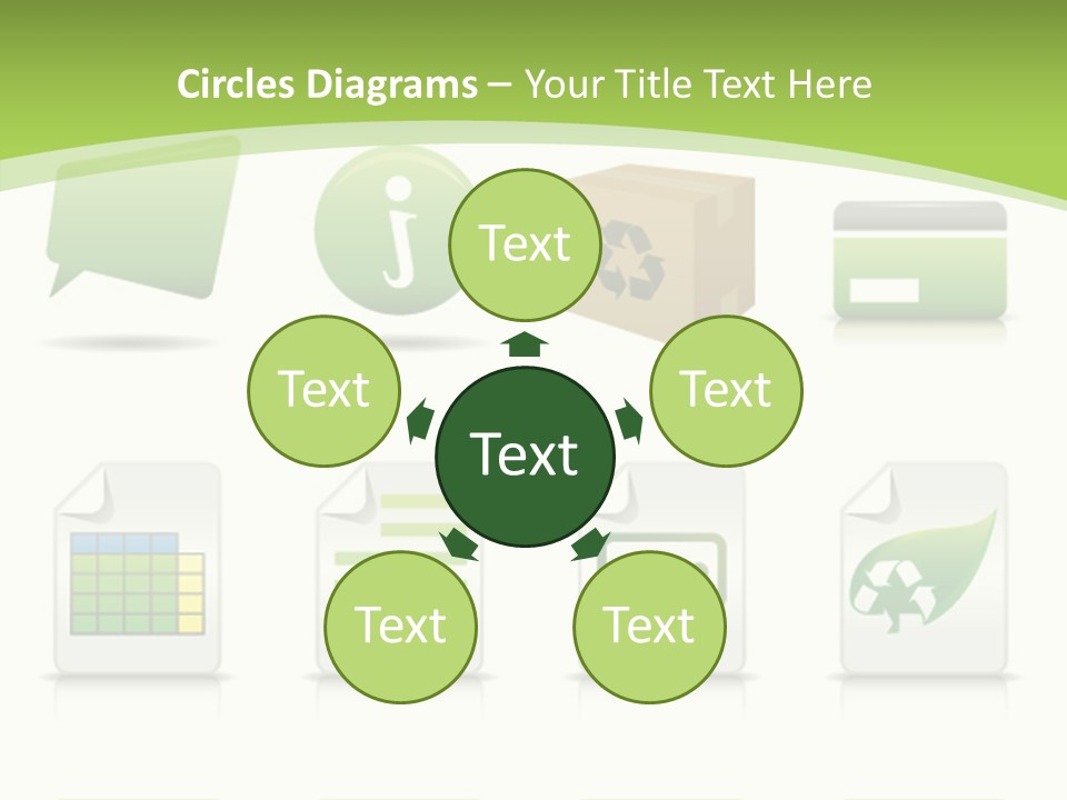 Doc Online Shopping Box PowerPoint Template