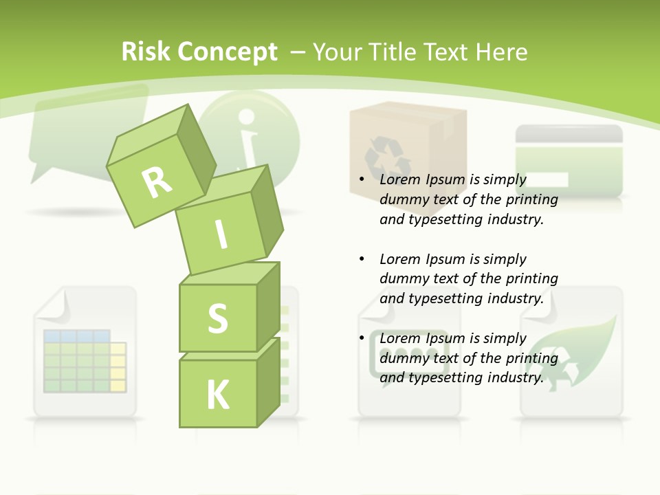 Doc Online Shopping Box PowerPoint Template