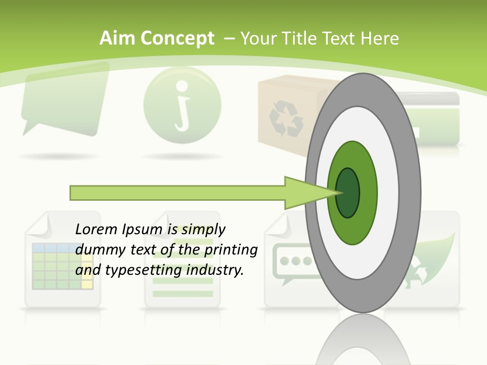 Doc Online Shopping Box PowerPoint Template