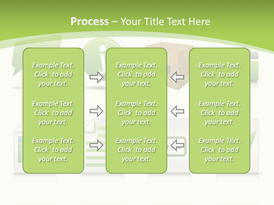 Doc Online Shopping Box PowerPoint Template