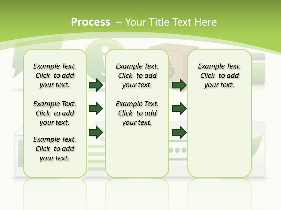 Doc Online Shopping Box PowerPoint Template