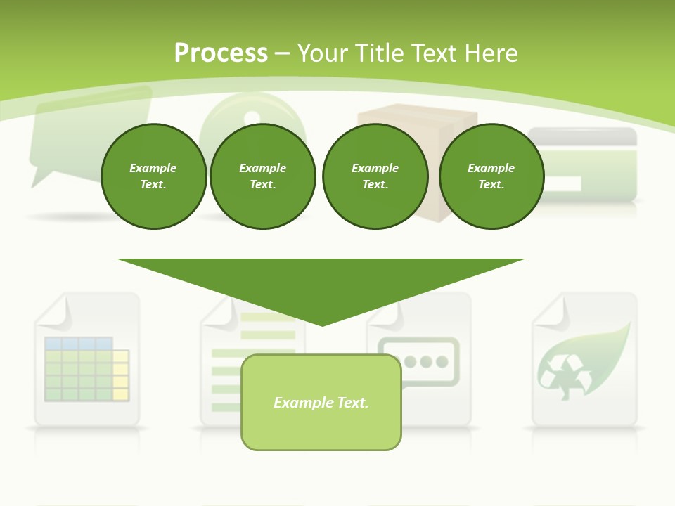 Doc Online Shopping Box PowerPoint Template